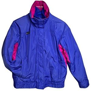 Colombia Bugaboo Pink/ Blue Puffer Coat/ Fleece Lined Jacket